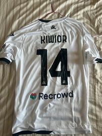 Maglia Spezia Calcio Kiwior autografata 2022/2023