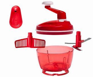 TUPPERWARE QUICK CHEF ROSSO MACININO MULTIUSO