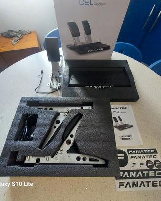 pedaliera fanatec  3 pedali 