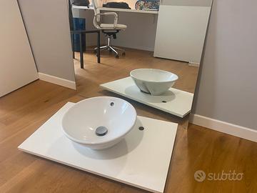 Piano lavabo con specchio - buone condizioni
