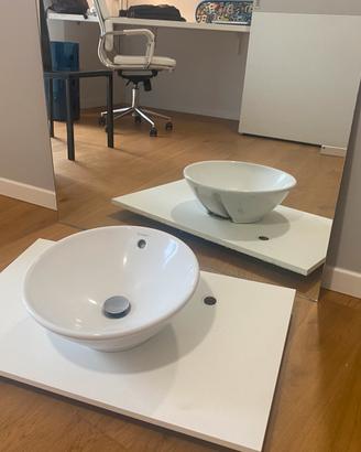 Piano lavabo con specchio - buone condizioni