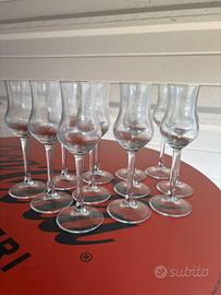 Set 12 bicchieri grappa ceschia 1886 nuovi ancora