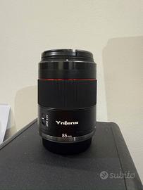 Obiettivo Ynlens 85mm 1.8 RF Canon