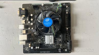 ASRock H470M-HDV Intel Core i5-10400 (Socket 1200)