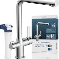 SCHÜTTE Aquastar Pro Rubinetto 3 Vie + Filtro BWT