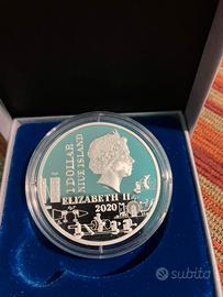 Moneta argento – Geni del XIX secolo –Nikola Tesla