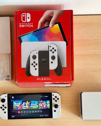 Nintendo Switch OLED + Micro SD + Cover