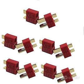 5 Paia Connettori T-Plug Deans Maschio Femmina