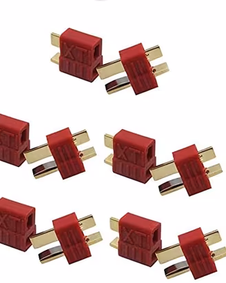 5 Paia Connettori T-Plug Deans Maschio Femmina