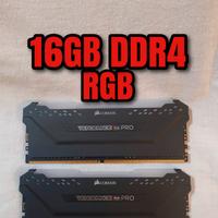16 GB RAM ddr4 corsair vengeance pro RGB 