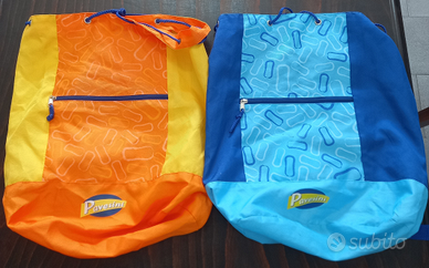 Sacche con logo Pavesini. Il prezzo si riferisce a