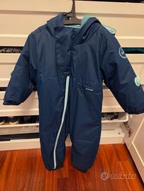 Tuta da sci baby 500 warm azzurra