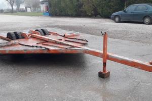 Carrellone per trasporto mietitrebbie cingolate