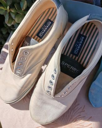 Scarpe originali in tessuto e gomma Sperry nr. 45