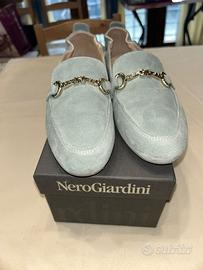 Mocassini in suede, camoscio, 38, Nero Giardini