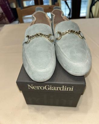 Mocassini in suede, camoscio, 38, Nero Giardini