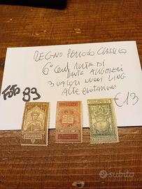 Francobolli italiani del Regno 