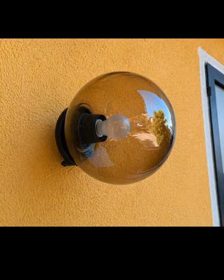 Lampade da esterno a sfera con vetro