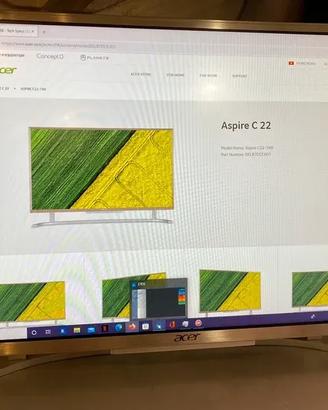 PC All in One Acer Aspire C22-760 – 1 TB – Ottime