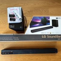 SOUNDBAR + SUBWOOFER wireless con staffe muro