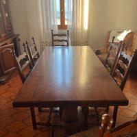 Arredamento completo vintage in legno vero