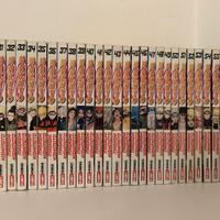 Manga Naruto serie nera e rossa