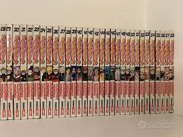 Manga Naruto serie nera e rossa