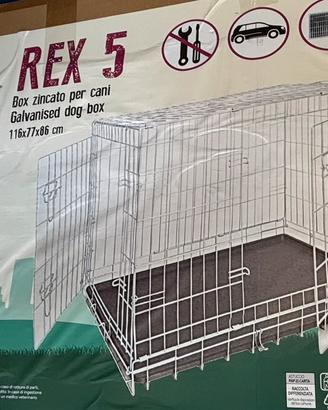 Box zincato per cani