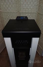 stufa a pellet 13 kw canalizzata 