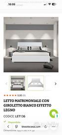 Letto matrimoniale nuovo
