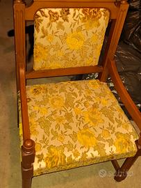  sedia da camera da letto stile anni '70