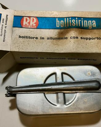n. 1 bollitore in alluminio infermieristico vintag