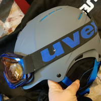 Casco + occhiali da sci Uvex