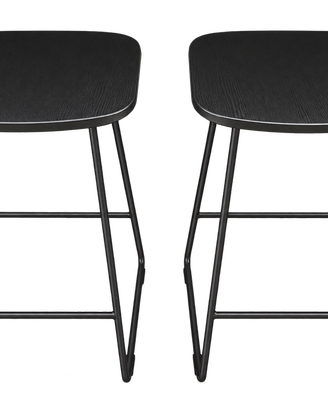 Sgabello moderno nero - 2 DISPONIBILI