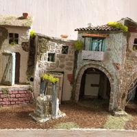 Presepe artigianale(nuovo)65x35x25