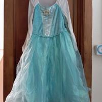 Vestito Carnevale Elsa Frozen Disney 