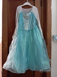 Vestito Carnevale Elsa Frozen Disney 