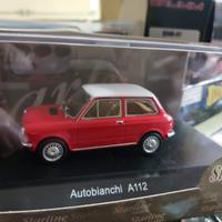 Autobianchi A112 scala 1/43 rossa