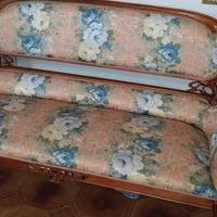 salotto divano con due poltrone antichi 