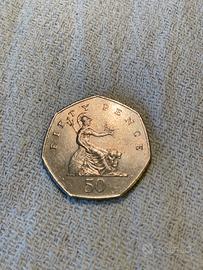 Moneta 50 Pence