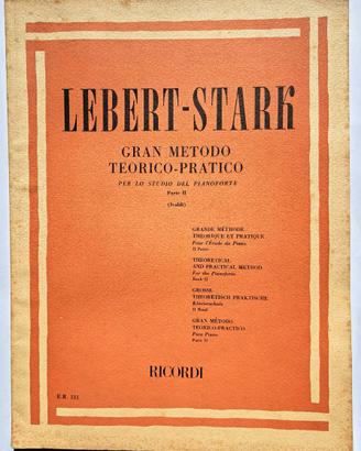 Lebert - Stark parte II Metodo Teorico Pratico