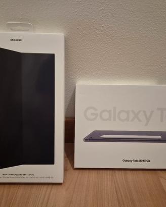 Tablet Galaxy Tab S10 FE 5G + cover con tastiera