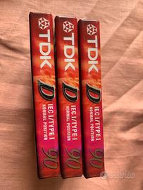 Audio cassette TDK 90 minuti