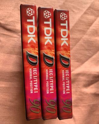 Audio cassette TDK 90 minuti