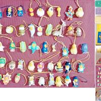 Pupazzetti in gomma a ciondolo e altro vintage