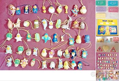 Pupazzetti in gomma a ciondolo e altro vintage