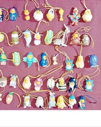 Pupazzetti in gomma a ciondolo e altro vintage