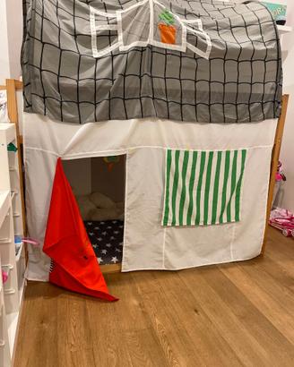 Set IKEA KURA + Mobile TROFAST + Tenda  COME NUOVO