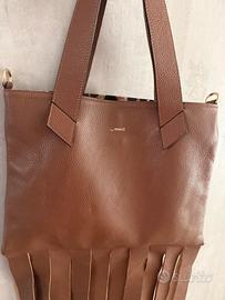 Borsa Merci pelle color cioccolata