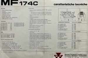 Trattore Massey Ferguson 174C standard